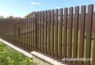 Штакетник широкий 115 мм 8017 шоколад в городе Туркестан